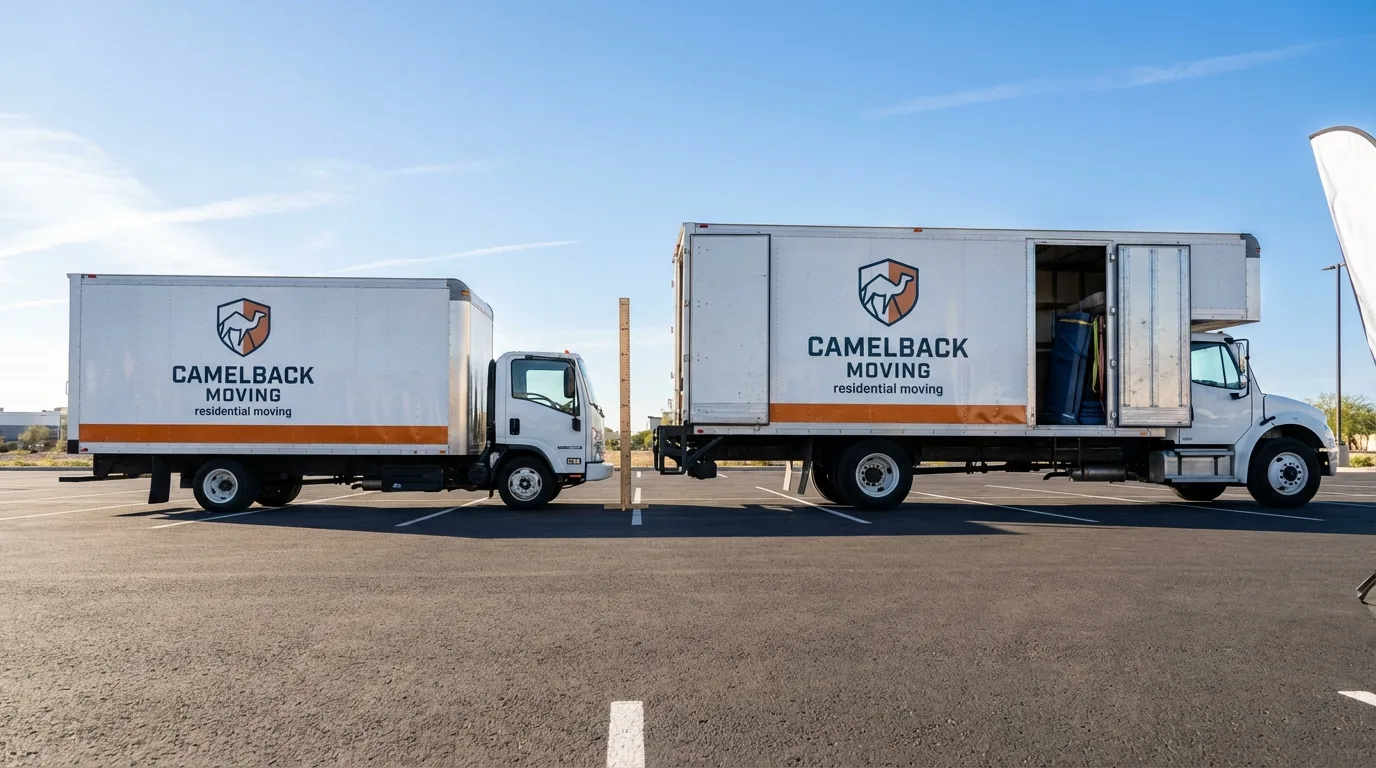 Moving truck size capacity guide in Little Chute